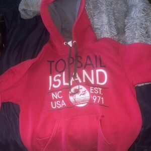 Casual looking hoodie. Got too big for this thing